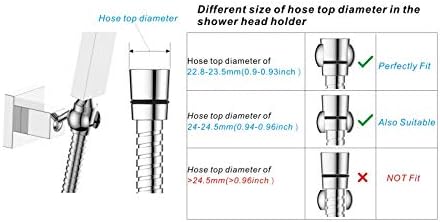 KANARY Adjustable Wall-Mounted Brass Handheld Shower Bracket