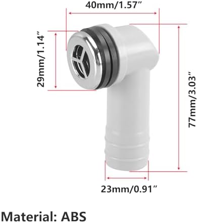 High-Quality 29mm Overflow Pipe for Ceramic Bathroom Sink Drain