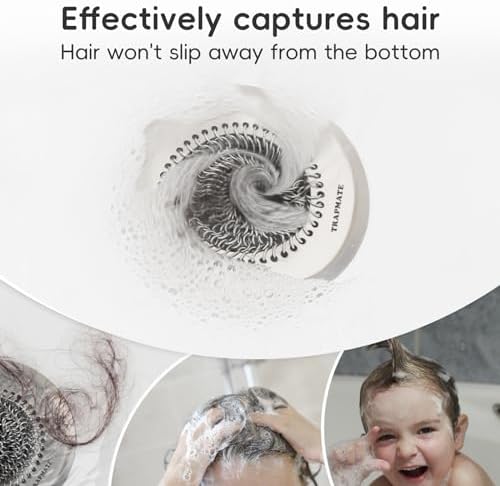 2-Piece Bathroom Sink Bathtub Drain Strainer Catcher