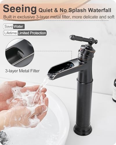 Vessel Sink Faucet for Bathroom Oil Rubbed Bronze