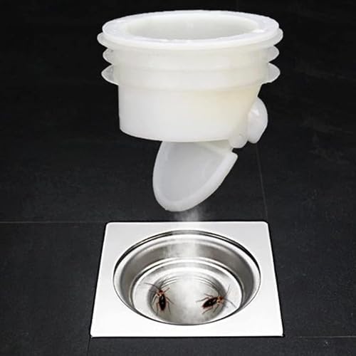 Sluswallow White Odor-Proof Shower Drain Stopper