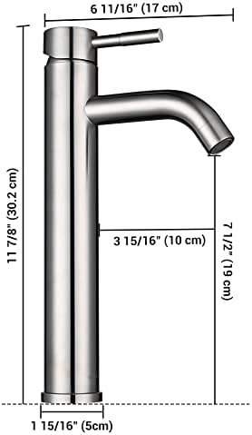Aquaterior Single Handle Vessel Sink Faucet