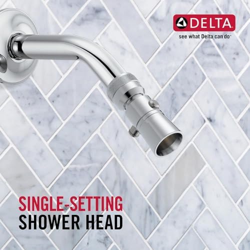 High-Quality Chrome Universal Fixed Shower Head With Trickle Feature And Lifetime Warranty