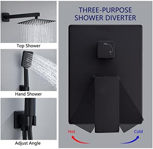 Highest Pressure 8-inch Shower Faucet Set for Best Hydrate Performance