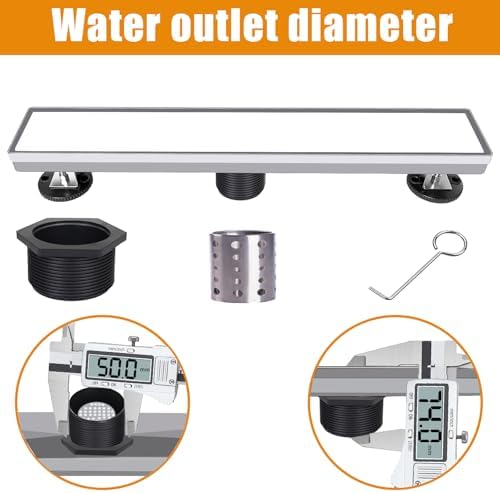 18-Inch Linear Shower Drain with Filter