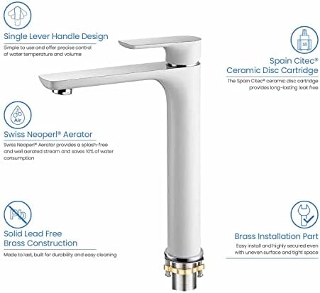 Charming Single-Handle Bathroom Faucet