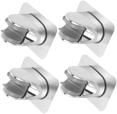 HOMSFOU 2 Set Shower Bracket with Dual Hose