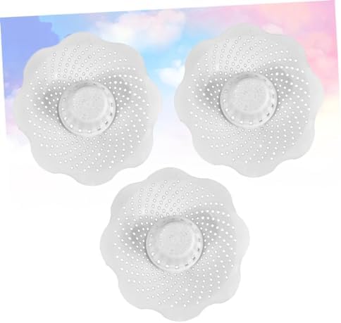 3-Piece Kitchen Bathroom Sink Strainer Cover Set