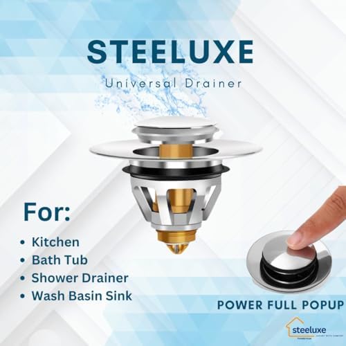 Silver-Universal Bathroom Sink Drain Strainer