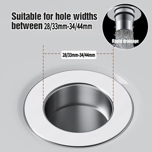 Bathroom Sink Drain Strainer DRV4MMA Effortless Effluvium Choice for Your Home