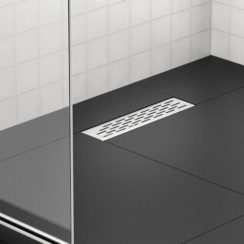 EMBATHER 12 Inch Drain with Brushed Nickel Finish