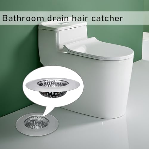 Durable 2-Pack Sink Strainers for Bathroom Shower Use