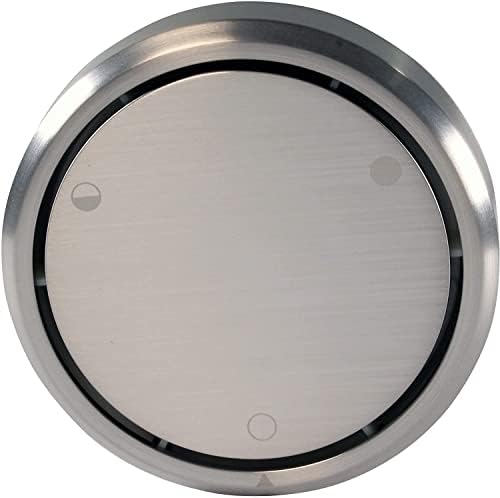 Westbrass Deep Soak Bathtub Overflow Cover - 2-Pack Satin Nickel