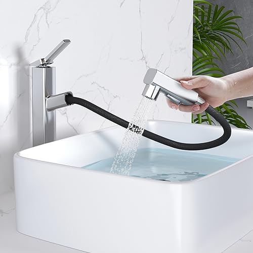 MIAOHUI 3-in-1 Fleeting Design Modern Tall Faucets for B Mouse