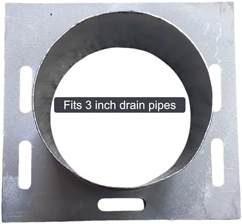 304 Stainless Steel Channel Drain End Outlet for 3 Pipe