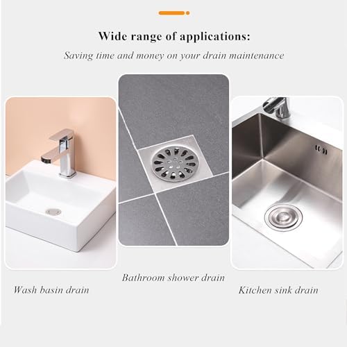 30PCS 4-Inch Round Disposable Shower Drain Hair Catcher