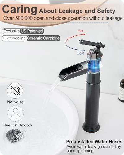 Vessel Sink Faucet for Bathroom Oil Rubbed Bronze