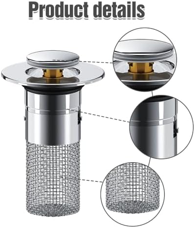 Bathroom Sink Drain Strainer DRV4MMA Effortless Effluvium Choice for Your Home