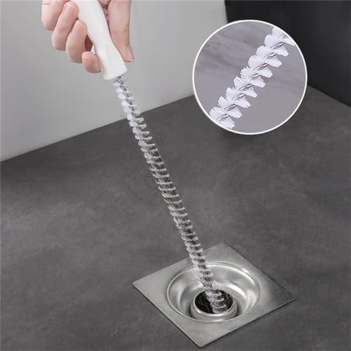EYAKEG Sink Drain Overflow Cleaning Brush 178inch White