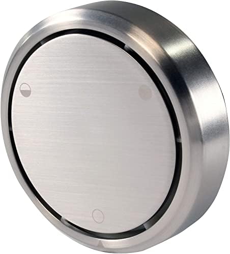 Westbrass Deep Soak Bathtub Overflow Cover - 2-Pack Satin Nickel