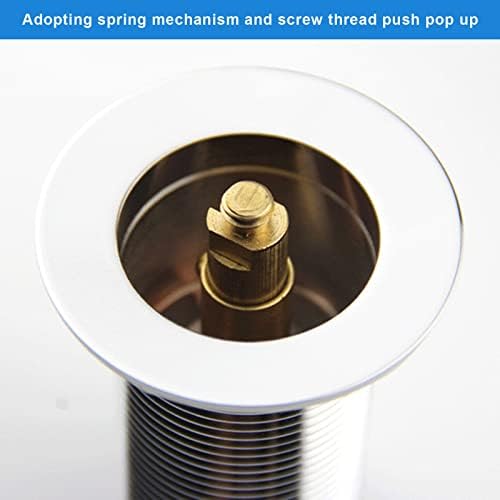2 x Basin Sink Clicker Pop Up Bolt Drain Plug