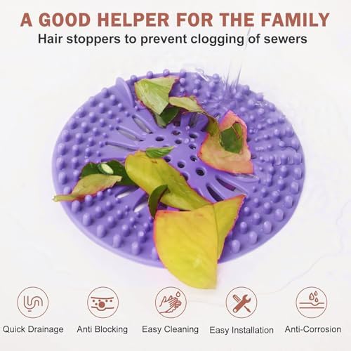 Gotega Best-Value Drain Hair Catcher Kit for Bathroom Shower Use