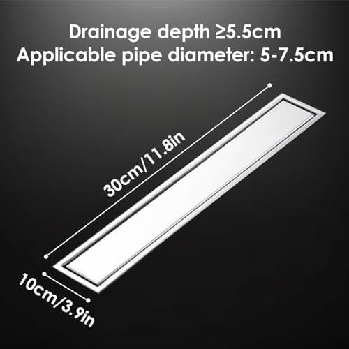 Sturdy 12-inch Linear Shower Floor Drain
