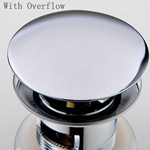 Durable Pop-Up Drain Stoper with Overflow Chrome-Finished Dalang