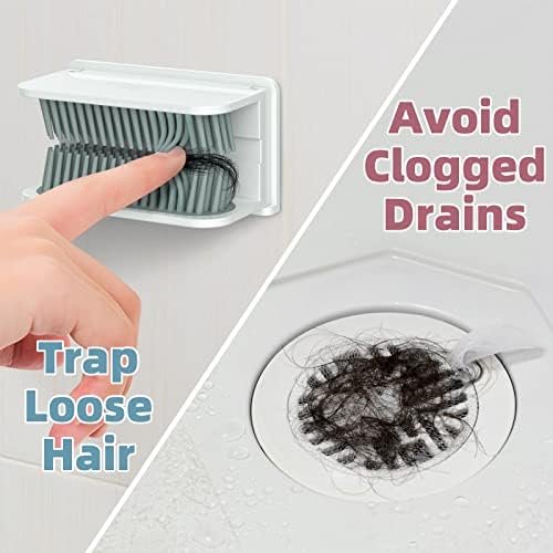 Ergonomic Design Reusable Environmentally Friendly Hair Catcher for Showers Bathtubs