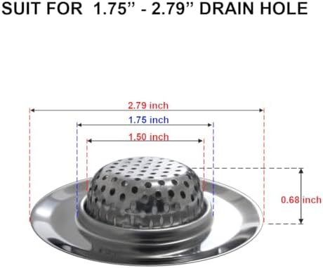 Premium Heavy Duty Shower Drain Hair Catcher
