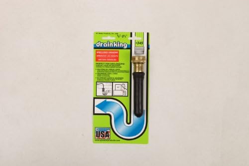 Drain King TriLOBE 345 - Power-Driving Low-Block Heavy-Duty Bathroom Sink Drainer