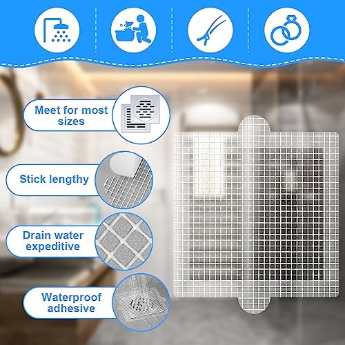 Disposable Shower Drain Hair Catcher