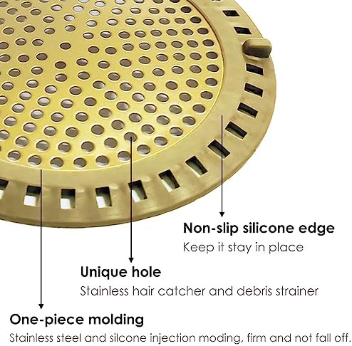 Huntonry Hair Drain Catcher Perfect for Bathroom Use