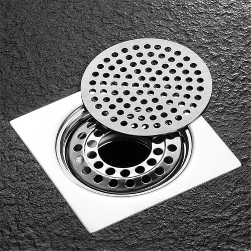 Queenbox 35in Stainless Steel Shower Drain Cover