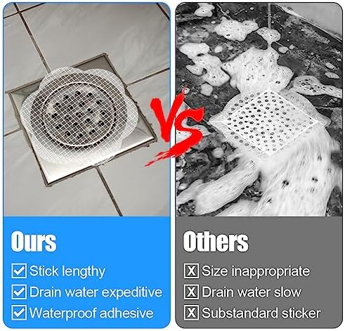 AMFUN Disposable shower drain Hair Catcher 10cm