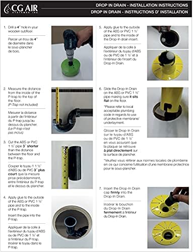 Quick Easy Installation Kit for Freestanding Bathtub Drain
