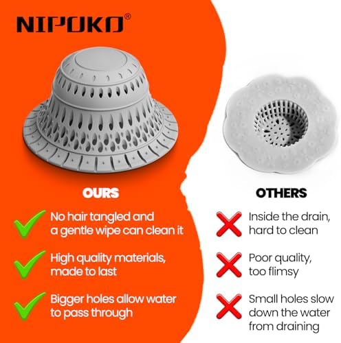 Nipoko 1-Pack Drain Hair Catcher