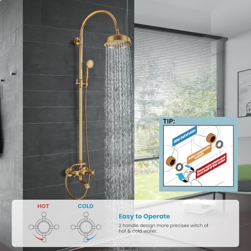 Gotonovo Exposed Bathroom Shower System