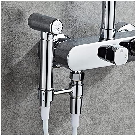 AISHANBAIHUODIAN Wall Shower Head Holder Bracket - Silver