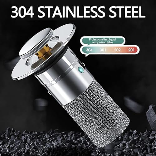 JOYO Stainless Steel Bathroom Sink Hair Catcher Drain Strainer