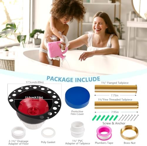 Freestanding Tub Drain Kit Essential Setup for Modern Baths Needs