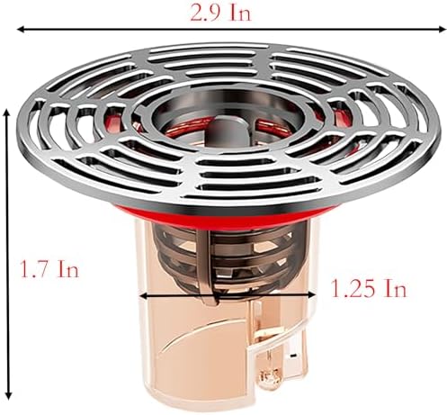 odor-proof 29-inch Silver bath sink drain cover