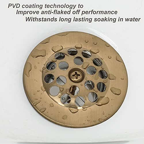 Artiwell Champagne Bronze Tub Trim Kit Set 1