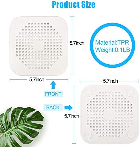 SHURIN Square Silicone Drain Cover