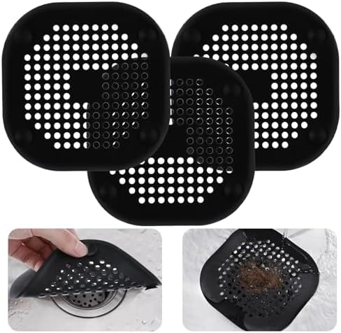 Three-Piece Silicone Hair Hair Catcher Set
