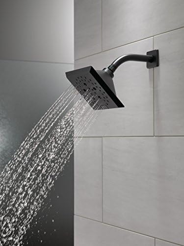 Delta 5-Spray H2Okinetic Raincan Shower Head Matte Black