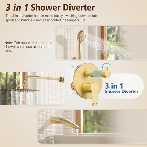Stylish Bathtub Shower System