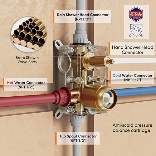 Rain Shower System Set - 10 High-Pressure