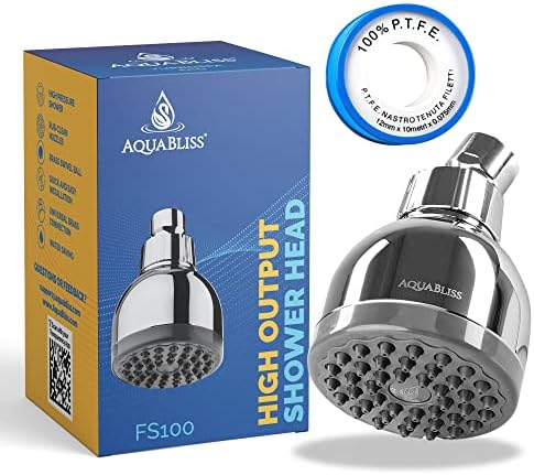AquaBliss TurboSpa 3 Inch High Pressure Shower Head - Stress Melter