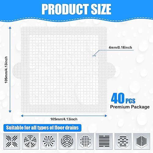Disposable Shower Drain Hair Catcher